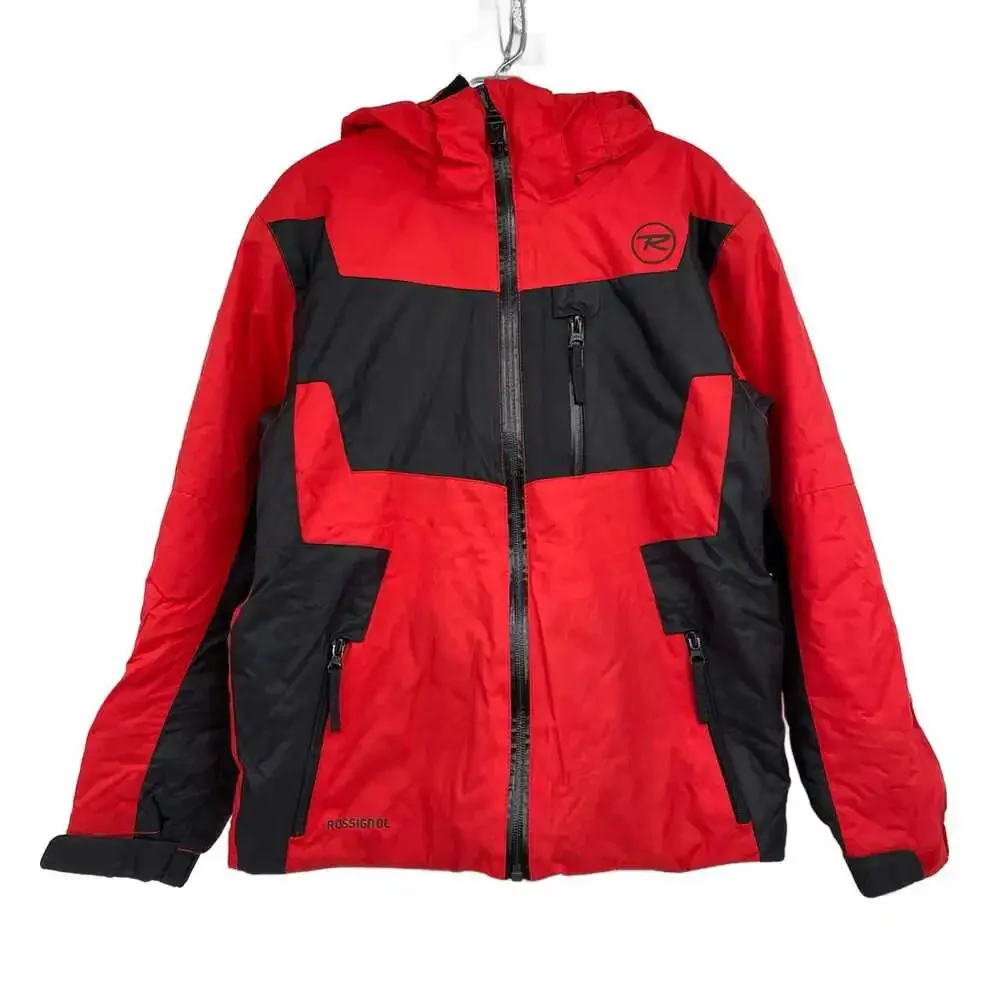 Rossignol Red Black Ski Coat | Boys’ Regular 12y